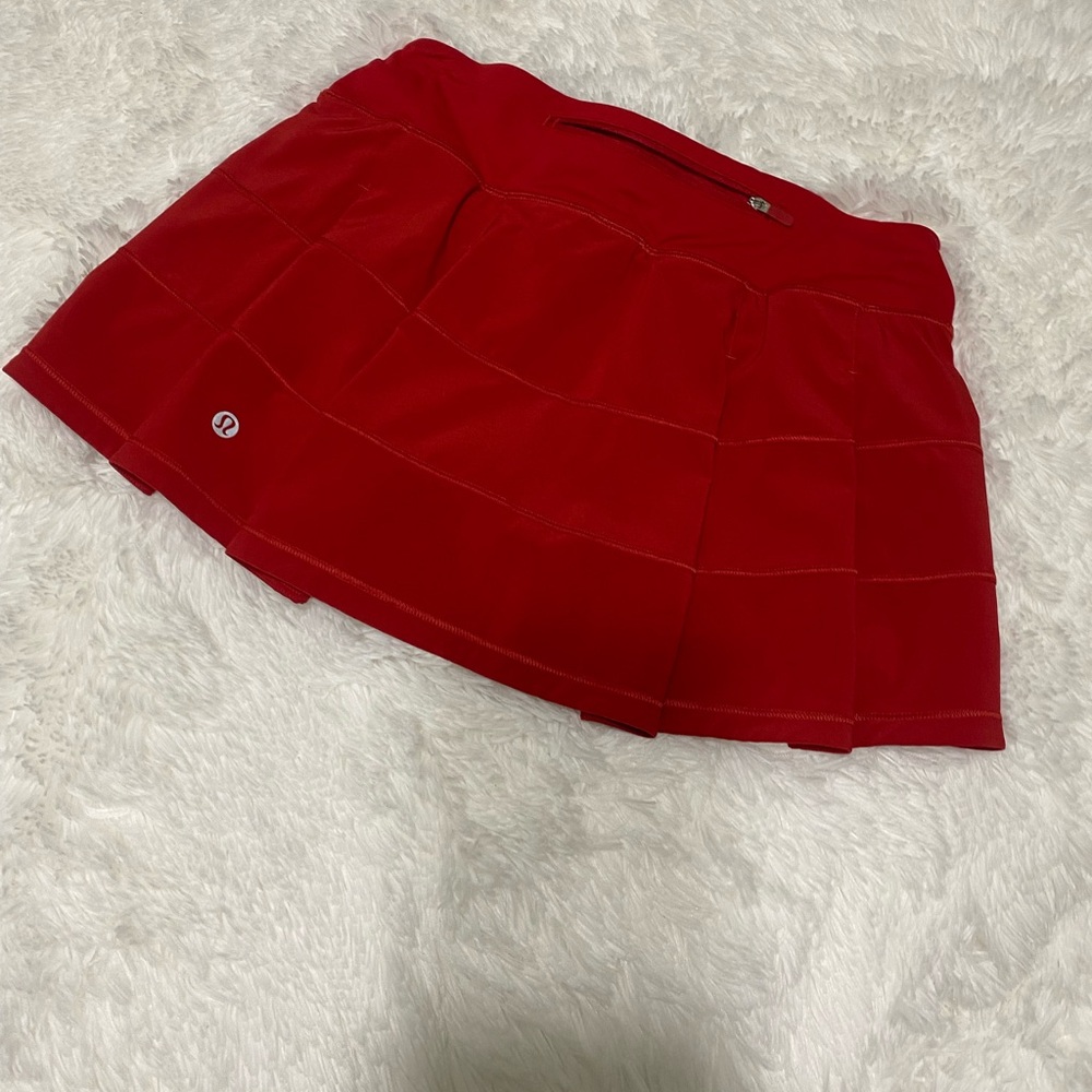 Lululemon Athletica Red Skirt